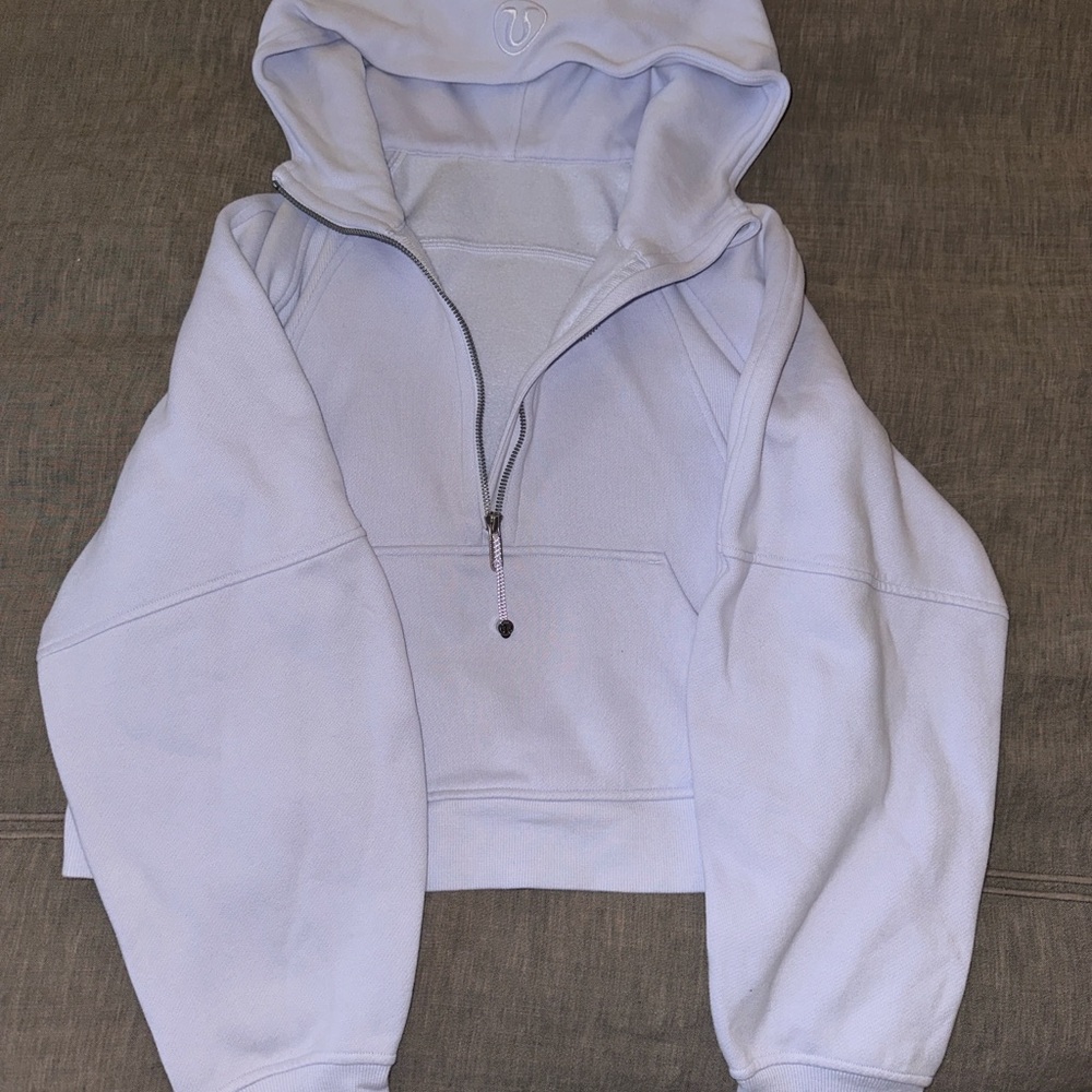 Women's Light Purple Hoodie Sweater